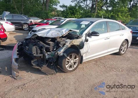 2018 Hyundai Sonata Sel from USA, damaged, VIN 5NPE34AFXJH689699